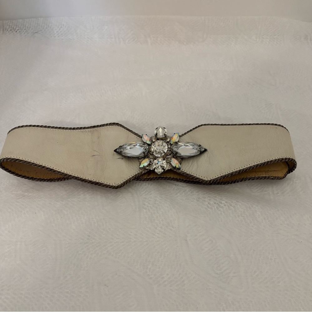 Vintage Large Rhinestone’s Madonna Vibe 1980’s Statement Belt